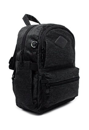 Morral Pequeño Macoly 314 Lona Negro Textil