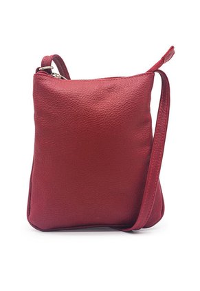 Bolso Manos Libres 320 Cuero Tala Rojo Mariposas