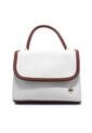 Bolso Manos Libres Macoly 838 Mix Blanco X Miel de Macoly