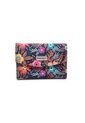 Billetera Mini Macoly A035 Flora Azul  de Macoly