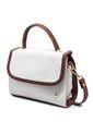 Bolso Manos Libres Macoly 838 Mix Blanco X Miel de Macoly