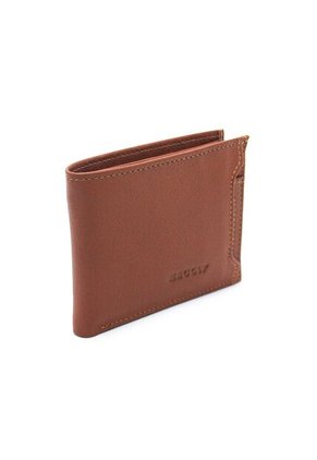 Billetera De Hombre En Cuero 076 Miel Claro