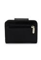 Billetera Mini Macoly A018 Cuero Negro Liso de Macoly