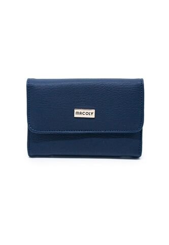 Billetera Mediana Macoly A015 Berlin Azul Macoly