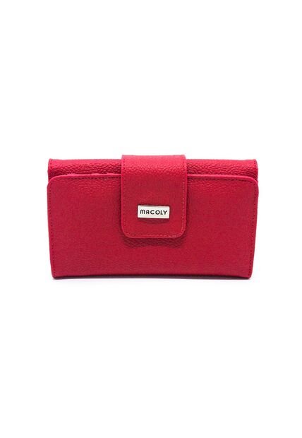 Billetera Grande Macoly A010 Barcelona Rojo