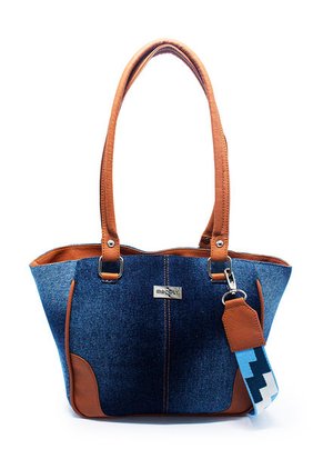 Bolso De Hombro Manos Libres VO09 Jean X Reata Azul