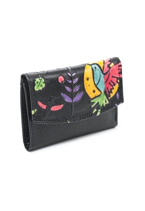 Porta Documentos PDM2 Cuero Tala Negro Pajaros