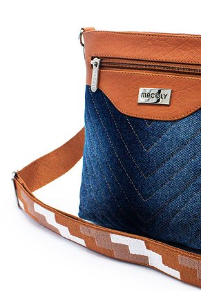 Bolso Manos Libres Macoly VO02 Jean X Reata Miel