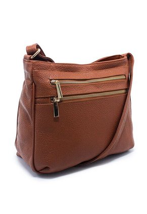 Bolso Manos Libres Macoly 820 Cuero Miel Oro