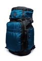 Morral Camping Macoly 313 Lona Negro X Azul Petroleo de Macoly