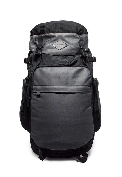 Morral Camping Macoly 313 Lona Negro X Gris