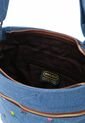 Bolso Manos Libres Macoly M383 Jean Bordado de Macoly