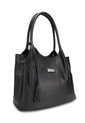 Bolso De Hombro OC 443 Cuero Negro de Macoly