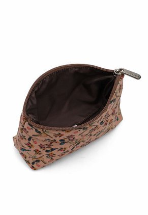 Cosmetiquera, Monedero Y Portaesferos Selva Oro Rosa