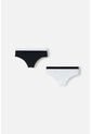 Pack X2 Panties De Mafalda Negro Y Blanco Para Mujer XL de MAFALDA