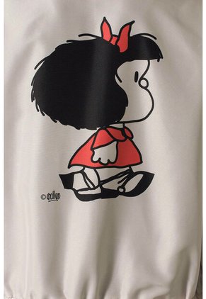 Chaqueta De Mafalda Caqui Con Capucha Para Mujer S