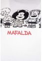 Camiseta De Mafalda Regular Fit Para Mujer L de MAFALDA