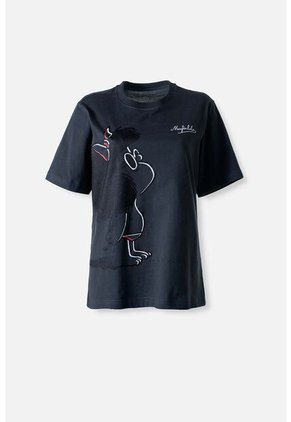 Camiseta De Mafalda Regular Fit Para Mujer L