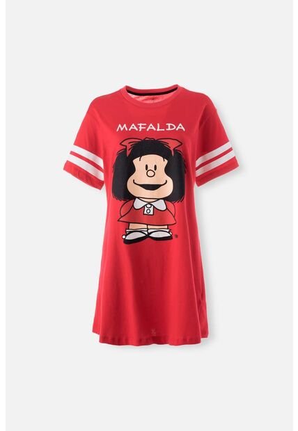 Pijama De Mafalda Roja Tipo Batola Para Mujer M