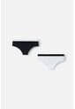 Pack X2 Panties De Mafalda Negro Y Blanco Para Mujer L de MAFALDA