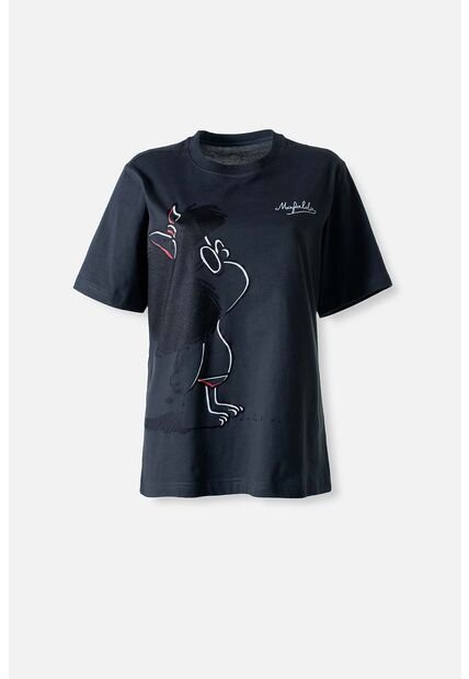 Camiseta De Mafalda Regular Fit Para Mujer L