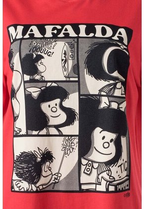 Camiseta De Mafalda Regular Fit Para Mujer L