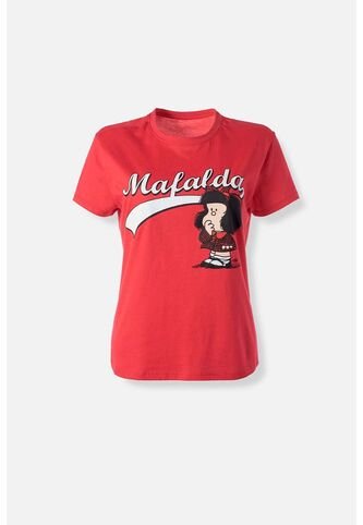 Camiseta De Mafalda Slim Fit Para Mujer XL MAFALDA