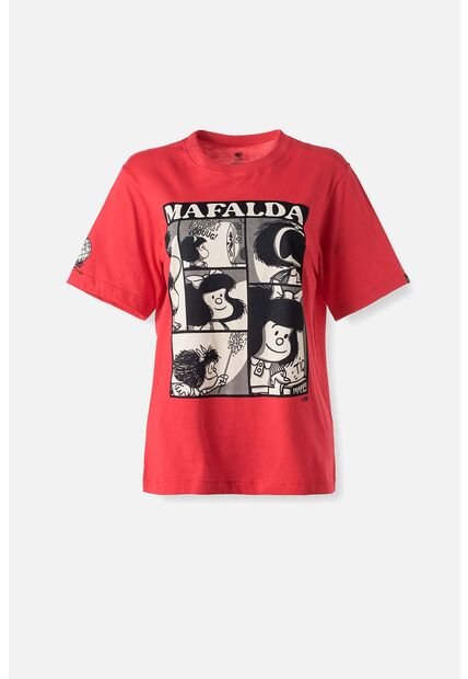 Camiseta De Mafalda Regular Fit Para Mujer M