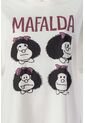 Camiseta De Mafalda Regular Fit Para Mujer M de MAFALDA