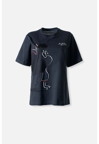 Camiseta De Mafalda Regular Fit Para Mujer L MAFALDA