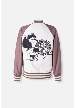 Chaqueta De Mafalda Abierta Con Botones Para Mujer