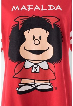 Pijama De Mafalda Roja Tipo Batola Para Mujer M