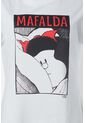 Pijama De Mafalda De Pantalón Largo Blanco Y Rojo Para Mujer L de MAFALDA