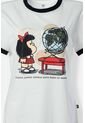 Camiseta De Mafalda Slim Fit Para Mujer M de MAFALDA