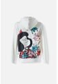 Buzo De Mafalda Marfil De Diseño Abierto Para Mujer L de MAFALDA