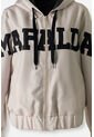 Chaqueta De Mafalda Caqui Con Capucha Para Mujer XS de MAFALDA