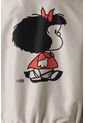 Chaqueta De Mafalda Caqui Con Capucha Para Mujer XS de MAFALDA