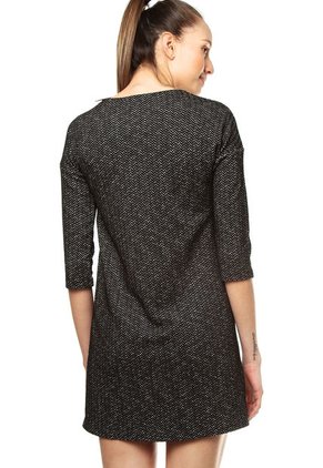 Vestido Negro Humo MNG