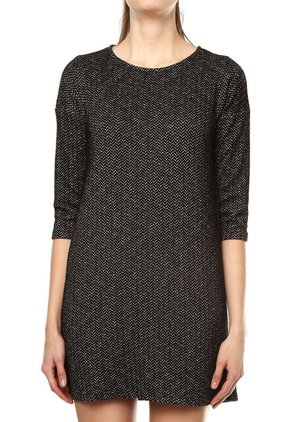 Vestido Negro Humo MNG