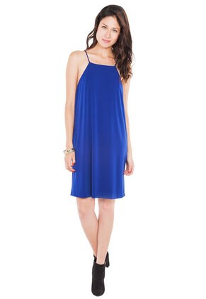 Vestido MNG Azul Rey