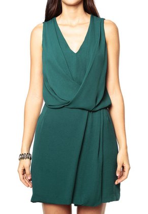 Vestido Verde Esmeralda MNG