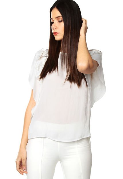 Blusa Blanco Hueso MNG