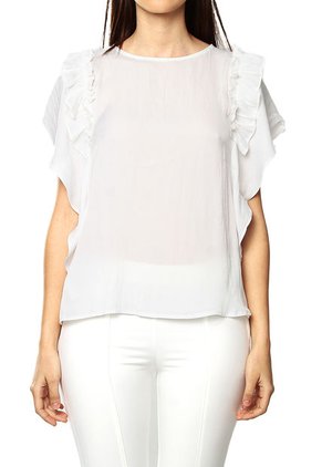 Blusa Blanco Hueso MNG
