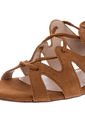 Sandalia Plana Miel MNG de MNG