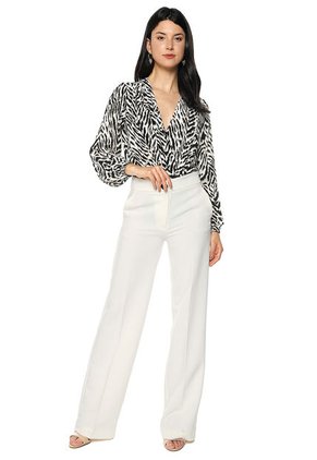 Blusa Body Blanco-Negro-Gris MNG