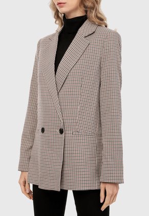 Blazer Café-Negro MNG