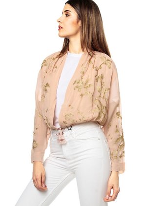 Chaqueta Rosa Pastel MNG