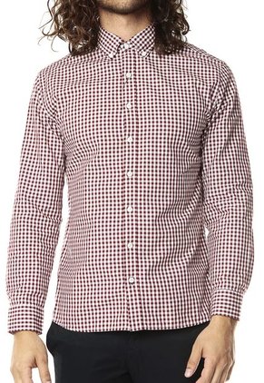 Camisa Roja-Blanca MNG