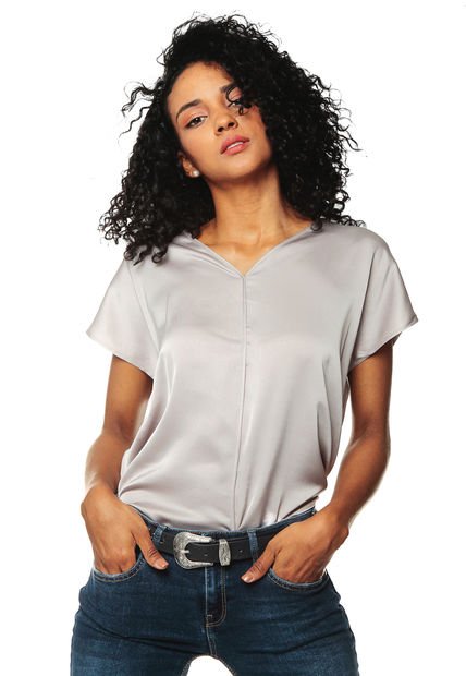 Blusa Gris MNG