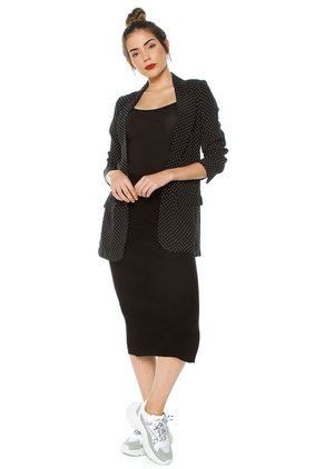 Blazer Negro-Blanco MNG